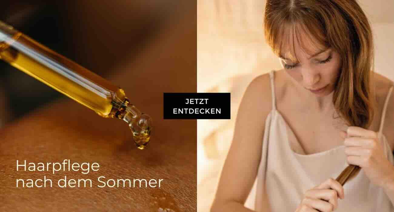 Haare nach dem Sommer reparieren und nähren mit natürlicher und zertifizierter Bio-Naturkosmetik